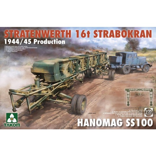 1/35 Stratenwerth 16T Strabokran 1944/45 Hanomag SS100 1/35 Stratenwerth 16T Strabokran 1944/45 Hanomag SS100