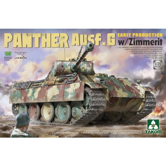 1/35 Panther Ausf.G Early Production w/Zimmerit