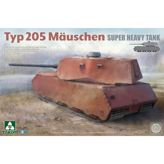 1/35 Typ 205 Mauschen Super Heavy Tank 1/35 Typ 205 Mauschen Super Heavy Tank