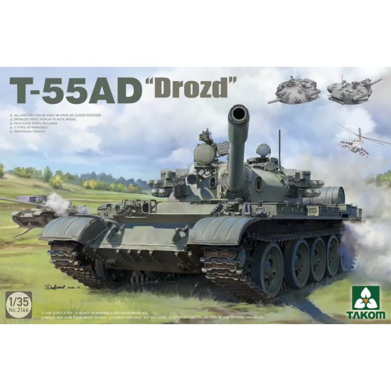 1/35 T-55AD w/Drozd Active Protection System (APS) 1/35 T-55AD w/Drozd Active Protection System (APS)