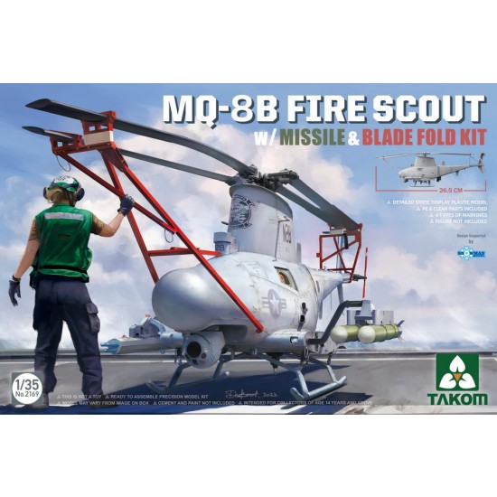 1/35 MQ-8B Fire Scout W/Missile & Blade Fold Kit 1/35 MQ-8B Fire Scout W/Missile & Blade Fold Kit
