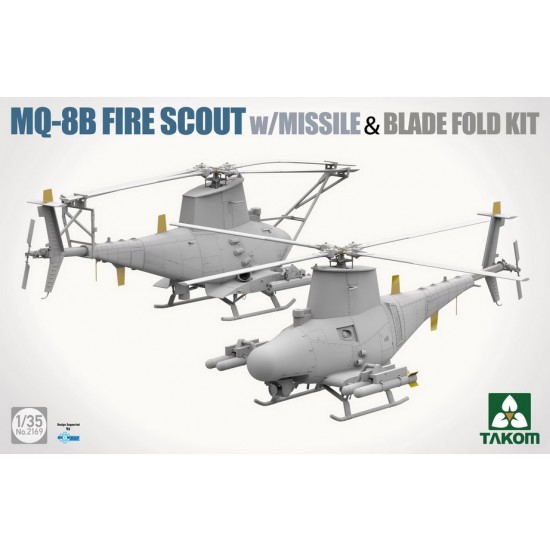 1/35 MQ-8B Fire Scout W/Missile & Blade Fold Kit 1/35 MQ-8B Fire Scout W/Missile & Blade Fold Kit