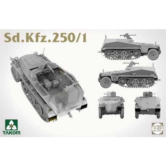 1/35 Sd.Kfz.250/1 Half-track Armoured Personnel Carrier 1/35 Sd.Kfz.250/1 Half-track Armoured Personnel Carrier