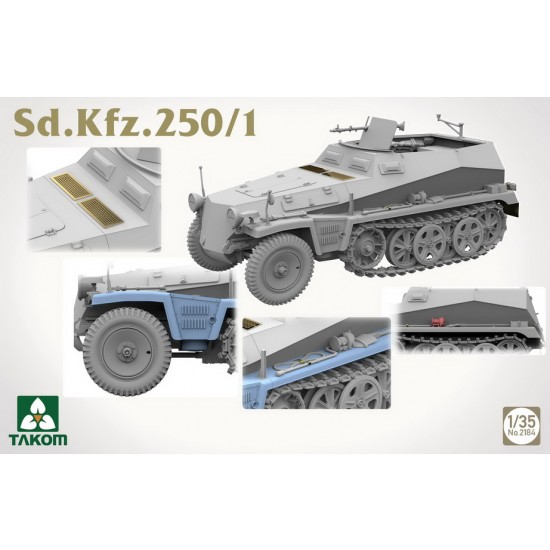 1/35 Sd.Kfz.250/1 Half-track Armoured Personnel Carrier 1/35 Sd.Kfz.250/1 Half-track Armoured Personnel Carrier