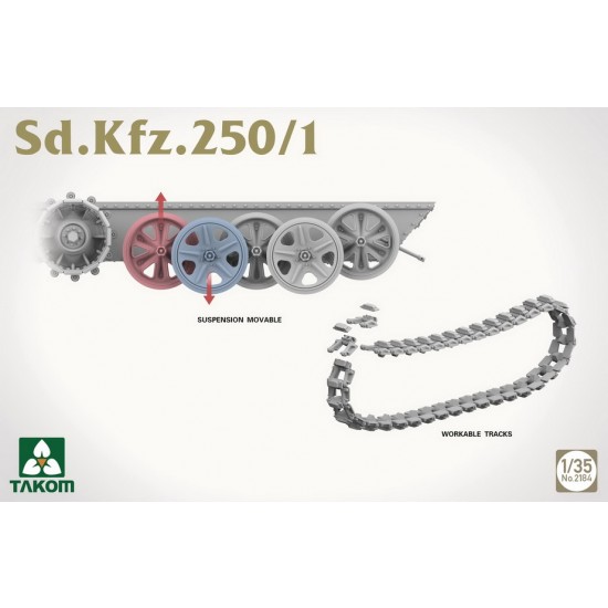 1/35 Sd.Kfz.250/1 Half-track Armoured Personnel Carrier 1/35 Sd.Kfz.250/1 Half-track Armoured Personnel Carrier