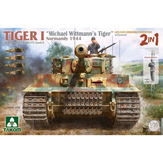 1/35 Tiger I Sd.Kfz.181 Pz.Kpfw.VI Ausf.E Michael Wittmanns Tiger Normandy 1944 1/35 Tiger I Sd.Kfz.181 Pz.Kpfw.VI Ausf.E Michael Wittmanns Tiger Normandy 1944