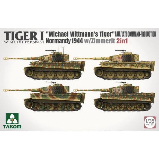 1/35 Double Tiger Box (Early, Late/Late Command and 1/16 Michael Wittmann) 1/35 Double Tiger Box (Early, Late/Late Command and 1/16 Michael Wittmann)