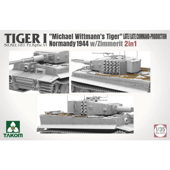 1/35 Tiger I Sd.Kfz.181 Pz.Kpfw.VI Ausf.E Michael Wittmanns Tiger Normandy 1944 1/35 Tiger I Sd.Kfz.181 Pz.Kpfw.VI Ausf.E Michael Wittmanns Tiger Normandy 1944