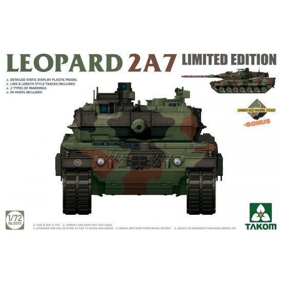 1/72 Leopard 2A7 Main Battle Tank 1/72 Leopard 2A7 Main Battle Tank