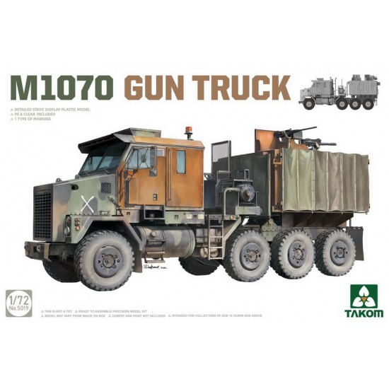 1/72 Oshkosh M1070 Gun Truck 1/72 Oshkosh M1070 Gun Truck