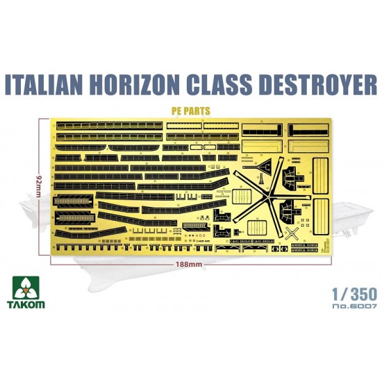 1/350 Italian Horizon Class Destroyer D553 Andrea Doria/D554 Caio Duilio 1/350 Italian Horizon Class Destroyer D553 Andrea Doria/D554 Caio Duilio