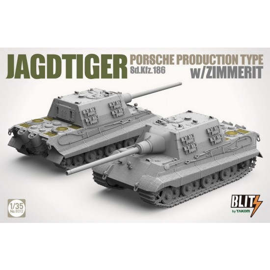 1/35 Jagdtiger Porsche Production Type SdKfz.186 w/Zimmerit 1/35 Jagdtiger Porsche Production Type SdKfz.186 w/Zimmerit