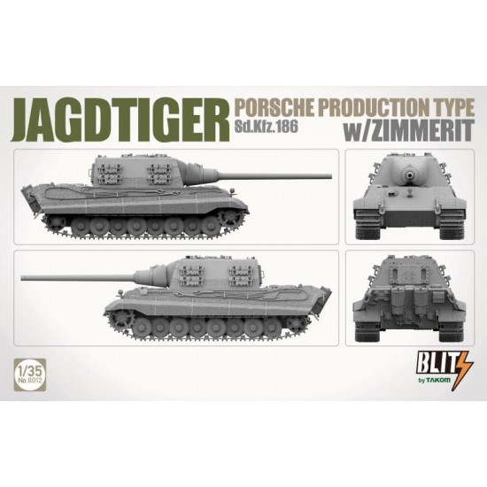 1/35 Jagdtiger Porsche Production Type SdKfz.186 w/Zimmerit