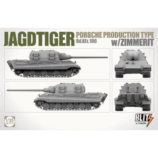 1/35 Jagdtiger Porsche Production Type SdKfz.186 w/Zimmerit 1/35 Jagdtiger Porsche Production Type SdKfz.186 w/Zimmerit