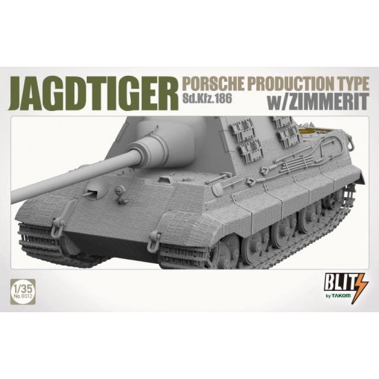 1/35 Jagdtiger Porsche Production Type SdKfz.186 w/Zimmerit 1/35 Jagdtiger Porsche Production Type SdKfz.186 w/Zimmerit