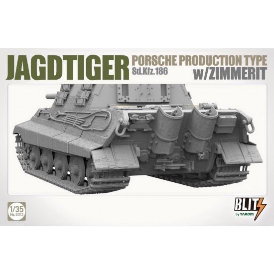 1/35 Jagdtiger Porsche Production Type SdKfz.186 w/Zimmerit 1/35 Jagdtiger Porsche Production Type SdKfz.186 w/Zimmerit