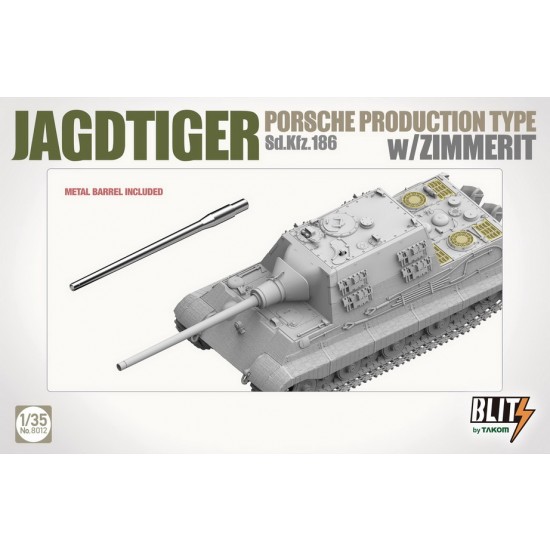 1/35 Jagdtiger Porsche Production Type SdKfz.186 w/Zimmerit