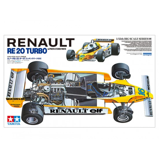 1/12 Renault RE-20 w/Photo-Etched Parts 1/12 Renault RE-20 w/Photo-Etched Parts