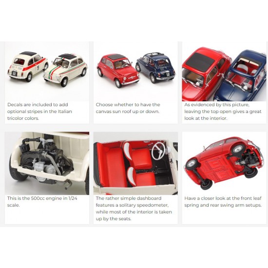 1/24 Fiat 500F City Car 1/24 Fiat 500F City Car