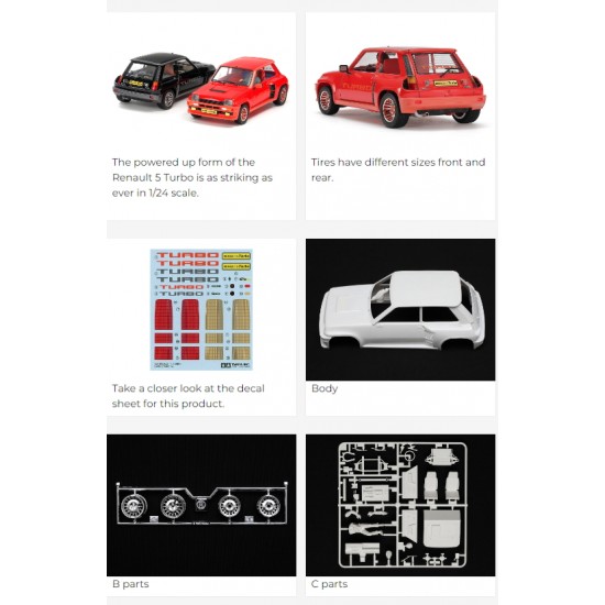 1/24 Renault 5 Turbo Sport Hatchback Automobile 1/24 Renault 5 Turbo Sport Hatchback Automobile