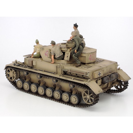 1/35 German Panzer IV Ausf.F Tank & Motorcycle Set North Africa 1/35 German Panzer IV Ausf.F Tank & Motorcycle Set North Africa