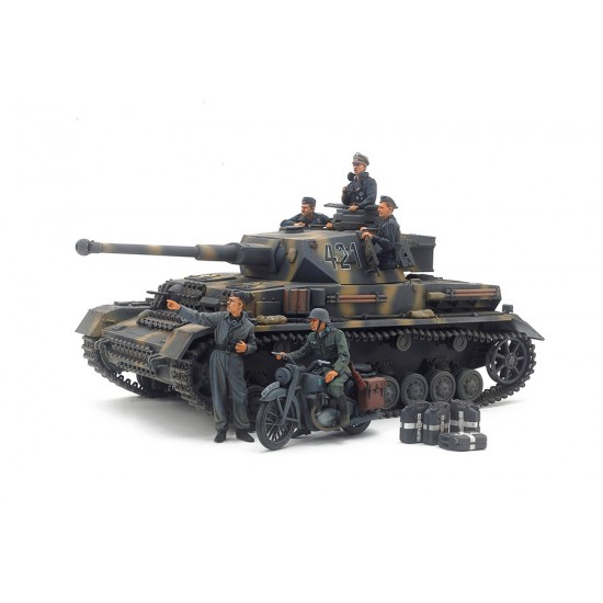 1/35 Panzer IV Ausf.G Early & Motorcycle Set, Eastern Front
