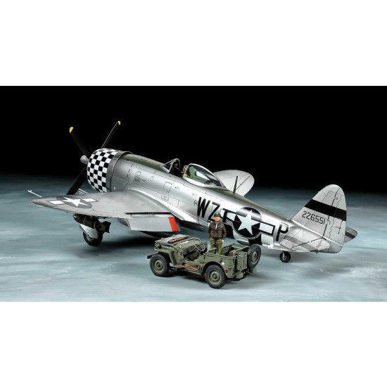 1/48 P-47D Thunderbolt Bubbletop & 1/4 ton 4x4 Light Vehicle 1/48 P-47D Thunderbolt Bubbletop & 1/4 ton 4x4 Light Vehicle