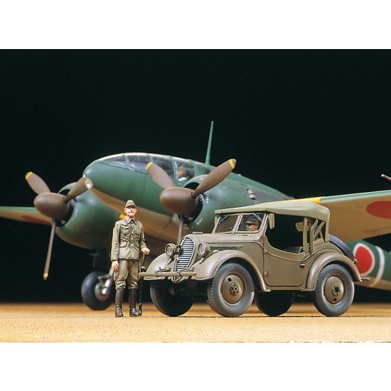 1/48 Mitsubishi Ki-46 III Type 100 and 4x4 Light Vehicle Kurogane Set 1/48 Mitsubishi Ki-46 III Type 100 and 4x4 Light Vehicle Kurogane Set