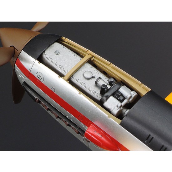 1/48 Kawasaki Ki-61-Id Hien (Tony) Silver Colour Plated w/Camo Decals 1/48 Kawasaki Ki-61-Id Hien (Tony) Silver Colour Plated w/Camo Decals