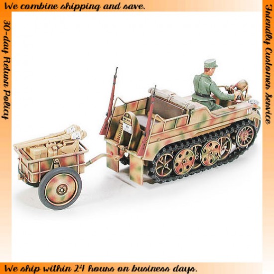 1/48 Kettenkrad with Cart & Goliath Vehicle