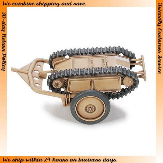 1/48 Kettenkrad with Cart & Goliath Vehicle
