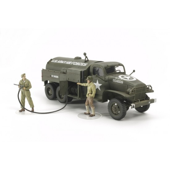 1/48 US 2 1/2 Ton 6x6 Airfield Fuel Truck (w/3 figures)