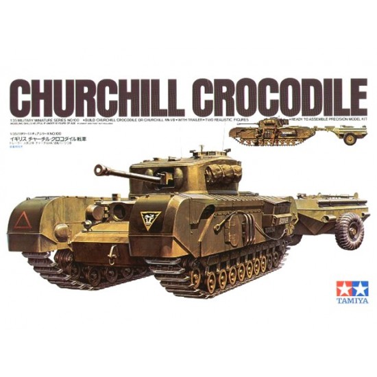 1/35 British Churchill Crocodile Tank w/2 Figures 1/35 British Churchill Crocodile Tank w/2 Figures