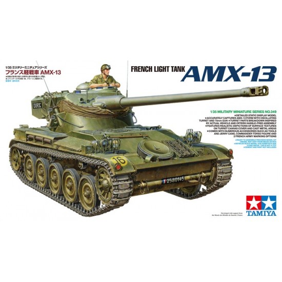 1/35 French Light Tank AMX-13 with Commander Torso 1/35 French Light Tank AMX-13 with Commander Torso