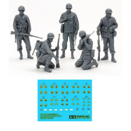 1/35 US Infantry Scout Set (4 figures) 1/35 US Infantry Scout Set (4 figures)