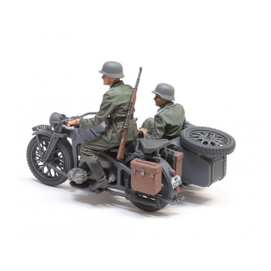 1/35 German KS600 Motorcycle with Sidecar and 3 Soldiers 1/35 German KS600 Motorcycle with Sidecar and 3 Soldiers