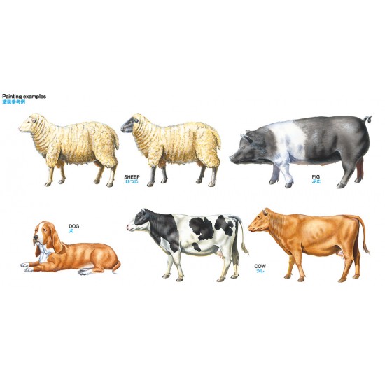1/35 Livestock Set II Miniatures Animals 1/35 Livestock Set II Miniatures Animals