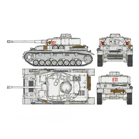 1/16 German PzKpfw IV Ausf.J w/Single Motor 1/16 German PzKpfw IV Ausf.J w/Single Motor