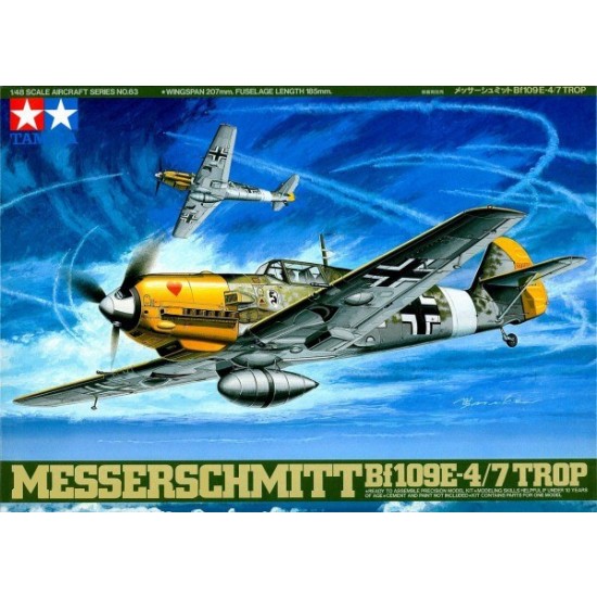1/48 Messerschmitt BF109E-4/7 Trop 1/48 Messerschmitt BF109E-4/7 Trop