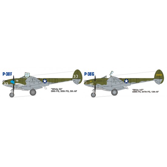 1/48 Lockheed P-38 F/G Lightning 1/48 Lockheed P-38 F/G Lightning