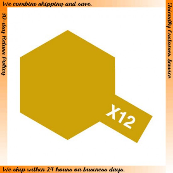 Enamel Paint X-12 Gloss Gold Leaf (10ml) Enamel Paint X-12 Gloss Gold Leaf (10ml)
