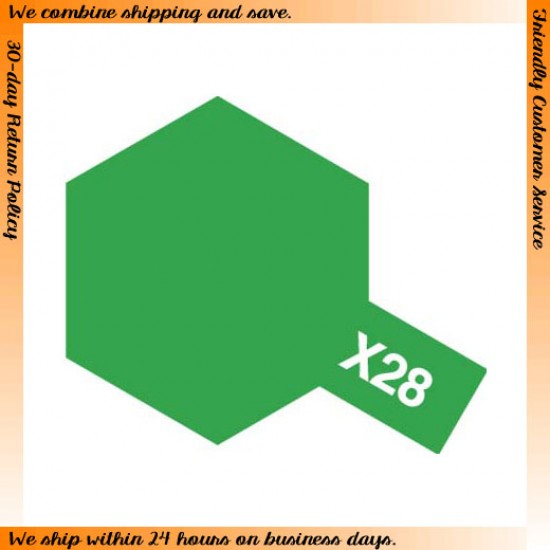 Enamel Paint X-28 Gloss Park Green (10ml) Enamel Paint X-28 Gloss Park Green (10ml)