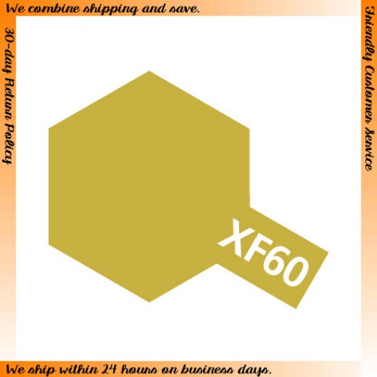 Enamel Paint XF-60 Flat Dark Yellow (10ml) Enamel Paint XF-60 Flat Dark Yellow (10ml)