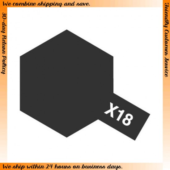 Acrylic Paint Mini X-18 Semi Gloss Black 10ml Acrylic Paint Mini X-18 Semi Gloss Black 10ml