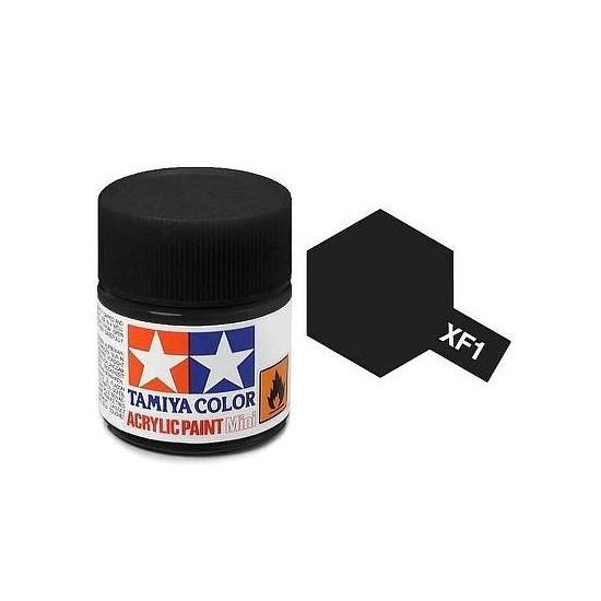 Acrylic Paint Mini X F-1 Matt Black (10ml) Acrylic Paint Mini X F-1 Matt Black (10ml)