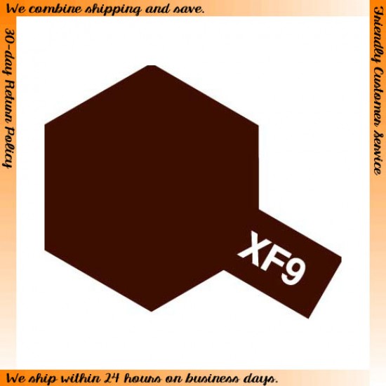 Acrylic Paint Mini XF-9 Flat Hull Red 10ml Acrylic Paint Mini XF-9 Flat Hull Red 10ml