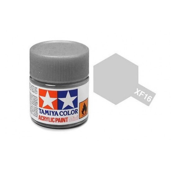 Acrylic Paint Mini XF-16 Flat Aluminum 10ml Acrylic Paint Mini XF-16 Flat Aluminum 10ml