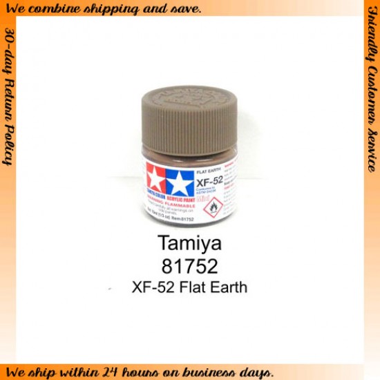Acrylic Paint Mini XF-52 Flat Earth 10ml Acrylic Paint Mini XF-52 Flat Earth 10ml