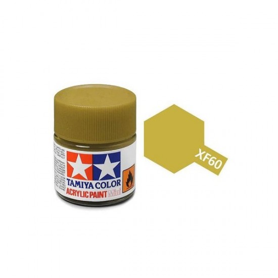 Acrylic Paint Mini XF-60 Flat Dark Yellow 10ml Acrylic Paint Mini XF-60 Flat Dark Yellow 10ml