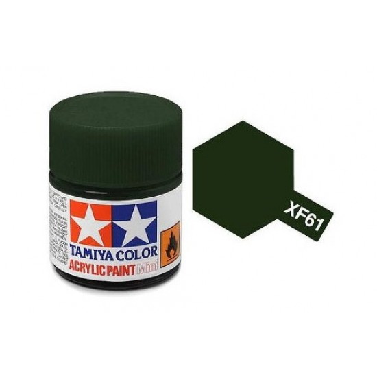 Acrylic Paint Mini XF-61 Flat Dark Green 10ml Acrylic Paint Mini XF-61 Flat Dark Green 10ml